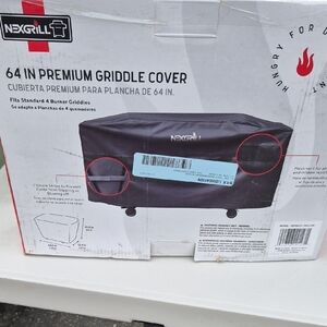 Nexgrill 64" Premium Griddle Cover in Black